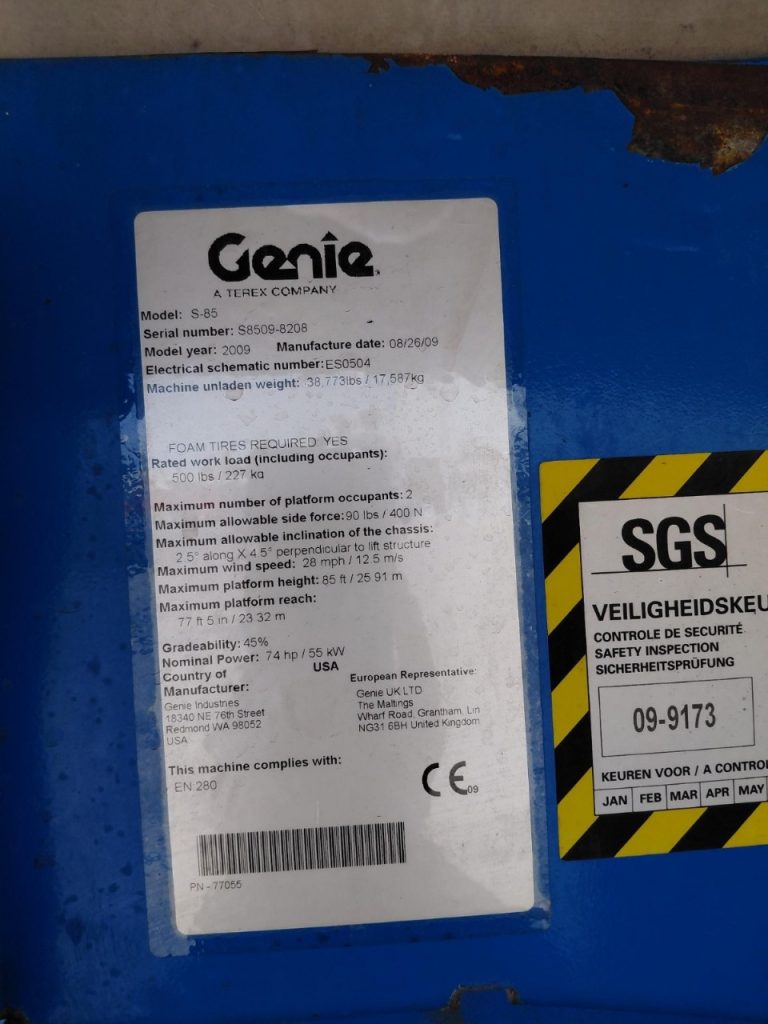 Sold - Telescopic Boom Lift - View 6