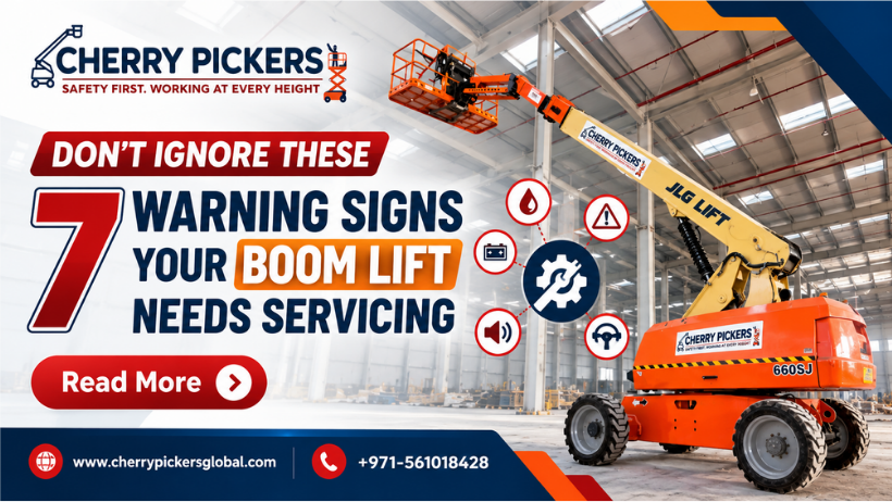 Boom lift inspection and maintenance for safe equipment operation